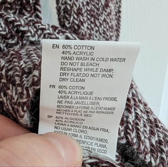 RETROD | Nolan Slit Back Pullover | Burgundy | S - Picture 8 of 8